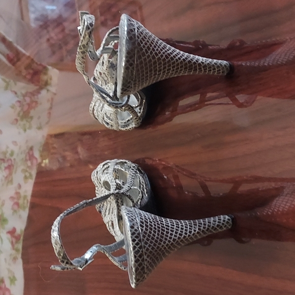 Calvin Klein silver sandals - Picture 3 of 4